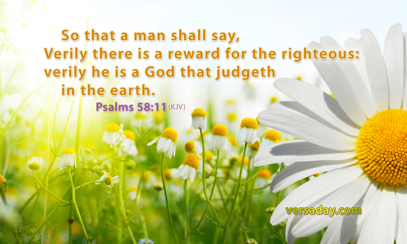 Psalms 58 11 Verse For November 6