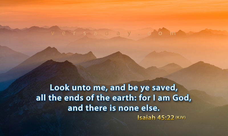 Isaiah 45 22 Verse For March 14